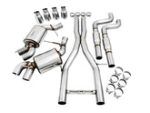 AWE Touring Edition Cat-back Exhaust for Gen6 Camaro SS / ZL1 / LT1 - Resonated - Chrome Silver Tips (Quad Outlet) - out of package